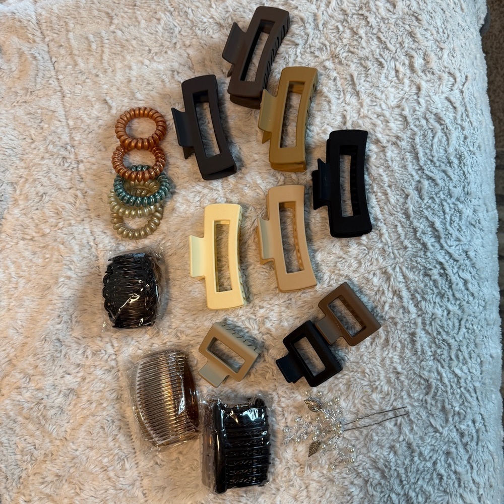 Hair clips and accessories